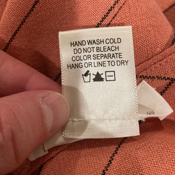 NWT, Urban Romantics Striped Jumper/Romper, Size XS, Coral - Picture 8 of 11